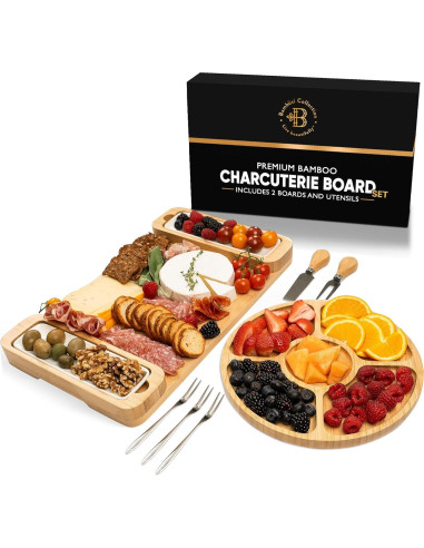 Juego de Tabla de Charcutería Bambüsi - 35,56x27,94cm