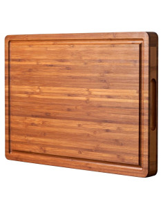 Tabla de Cortar de Bambú Allsum 40x28 cm con Surcos