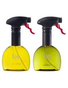Evo Aceitera Mini No Aerosol 8 oz Set de 2 Amarillo Verde