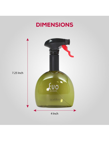 Evo Aceitera Mini No Aerosol 8 oz Set de 2 Amarillo Verde