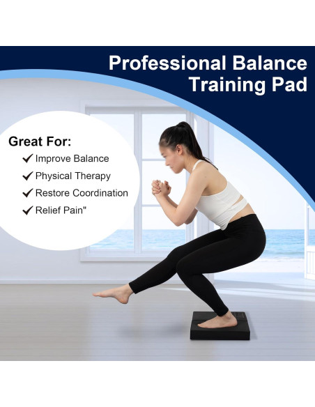 Almohadilla de Equilibrio Antideslizante StrongTek 50x40cm