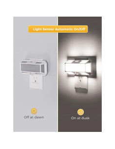 L LOHAS LED Luz Nocturna Regulable 250LM con Sensor 2W 2