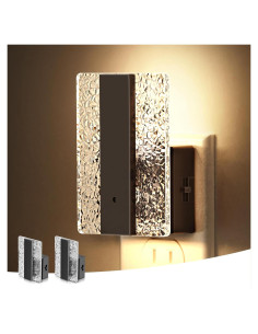 L LOHAS LED Luz Nocturna Regulable Enchufable 2 Unidades 3000K