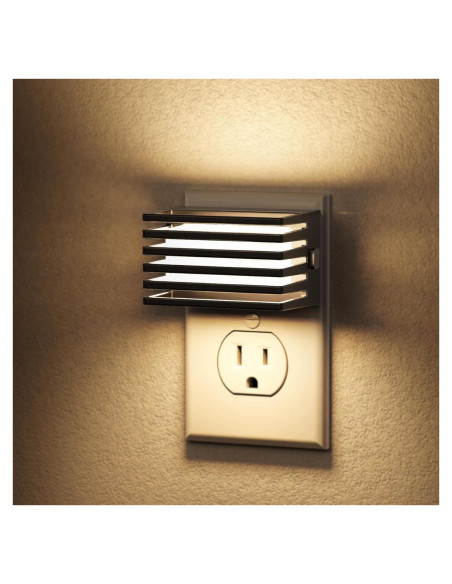 L LOHAS LED Luz Nocturna Enchufable 2 Piezas 3000K