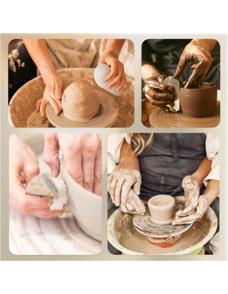 Herramientas de Cerámica BOHUIZ 10 Piezas Acero Inoxidable