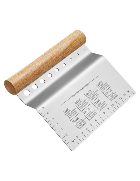 ALLTOP Raspador de Masa Acero Inoxidable 14.99x13.97cm