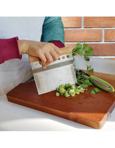 ALLTOP Raspador de Masa Acero Inoxidable 14.99x13.97cm