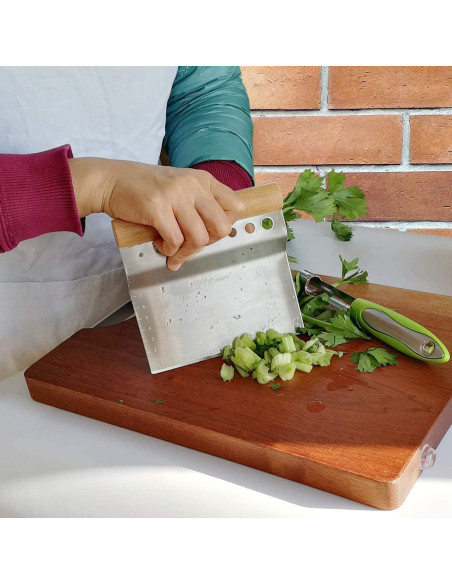 ALLTOP Raspador de Masa Acero Inoxidable 14.99x13.97cm