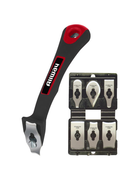 Juego de raspadores de contorno Allway CS6 con 6 cuchillas
