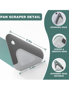 Raspador de Cocina Matscover Set de 3 Nylon y Silicona 2