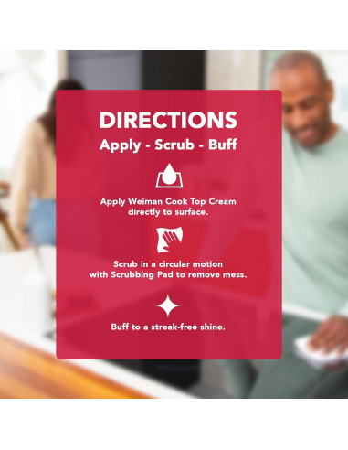 Almohadillas de Limpieza Weiman para Cocinas - Paquete de 3