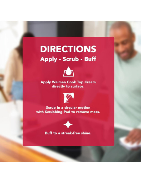 Almohadillas de Limpieza Weiman para Cocinas - Paquete de 3