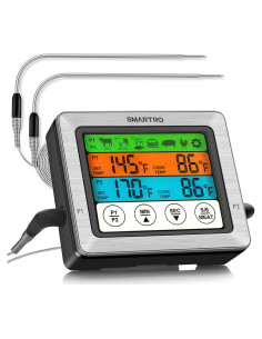 Termómetro Digital de Carne SMARTRO ST54 Doble Probe 15,24 cm