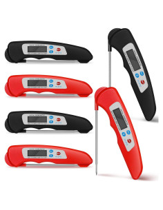Termómetro Digital de Carne Plegable Hoteam 6 Piezas Impermeable