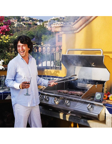 Termómetro de Carne Inalámbrico BFOUR con 6 Probetas