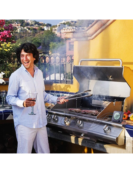 Termómetro de Carne Inalámbrico BFOUR con 6 Probetas