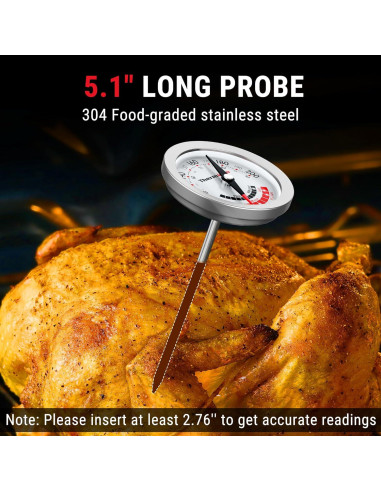Termómetro de Carne ThermoPro APT200 Analógico 12.7 cm