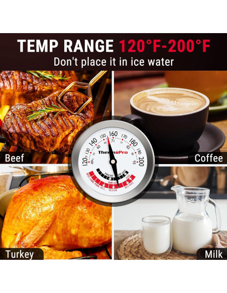 Termómetro de Carne ThermoPro APT200 Analógico 12.7 cm