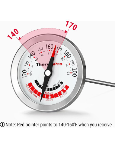 Termómetro de Carne ThermoPro APT200 Analógico 12.7 cm
