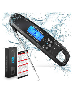 Termómetro Digital de Carne POWLAKENXS 20,32 cm Preciso