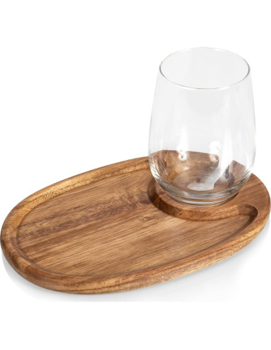 Set de Platos de Aperitivos de Vino Picnic Time 4 Piezas