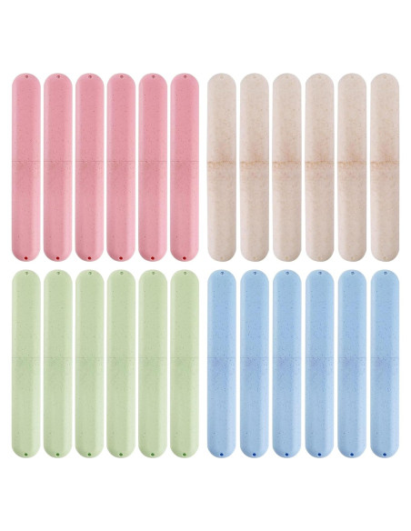 Funda de Cepillo de Dientes de Viaje Hedume 28 Piezas