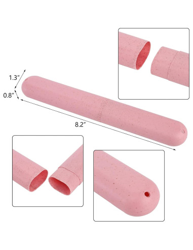 Funda de Cepillo de Dientes de Viaje Hedume 28 Piezas