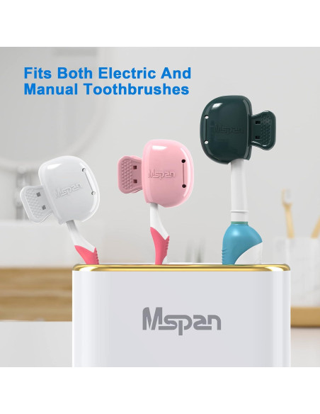 Funda de Cepillo de Dientes Mspan - 6 Paquetes Colores