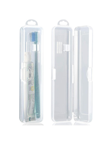 Estuche de Cepillo de Dientes Patelai 2 Piezas Viaje 20x4.7cm