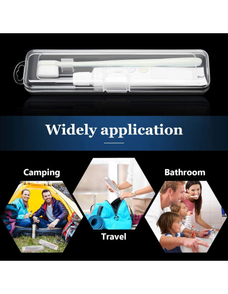 Estuche de Cepillo de Dientes Patelai 2 Piezas Viaje 20x4.7cm