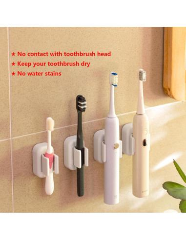 Soporte para Cepillos de Dientes Cadbibe 2 Piezas Blanco