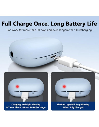 Funda Desinfectante para Cepillo de Dientes ECTEST Azul