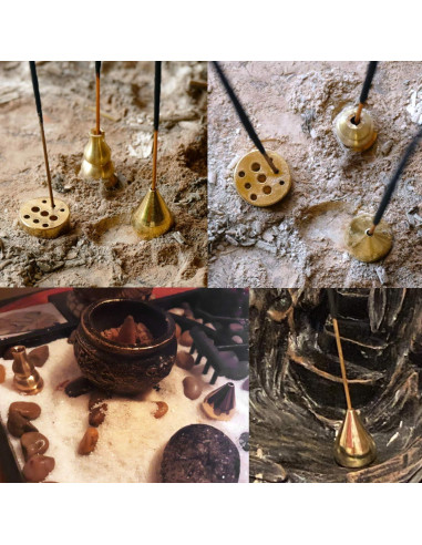 Soporte de Incienso de Latón Honbay 4PCS Mini Quemador