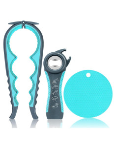 Juego de Abre Frascos 3 Piezas SUNRAYNEST Ergonómico