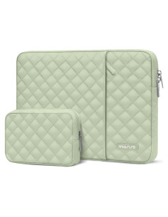 Funda para Laptop MOSISO 16" Verde Salvia Acolchada con Bolsa