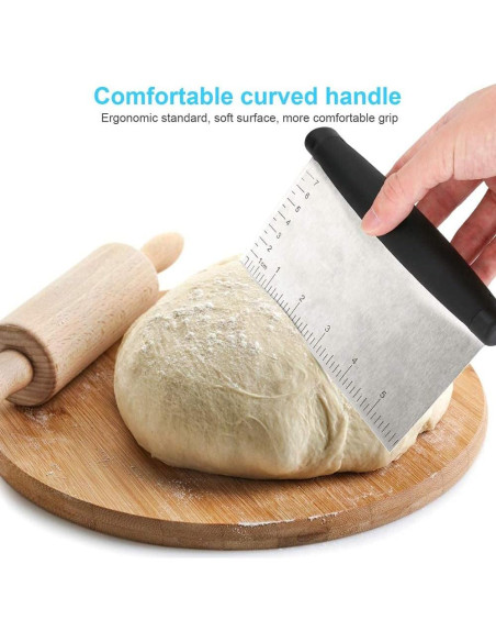 Raspador y Picador de Banco UUBAAR Acero Inoxidable 15,24 cm