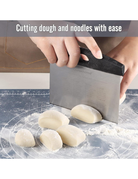 Cortador de masa Ourokhome de acero inoxidable 15x12 cm