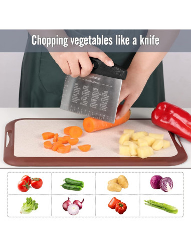 Cortador de masa Ourokhome de acero inoxidable 15x12 cm