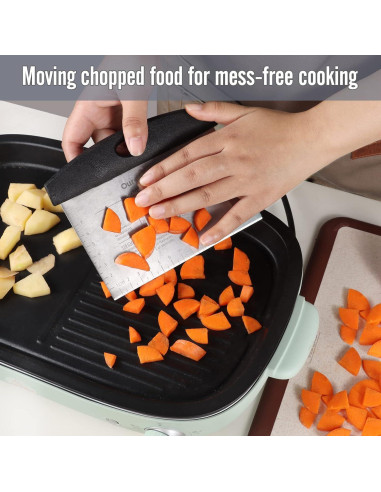 Cortador de masa Ourokhome de acero inoxidable 15x12 cm