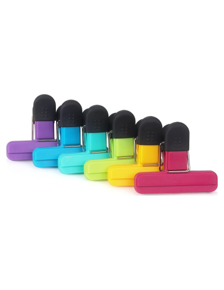 Clips para Bolsas Tamaki 6 Piezas 7,62 x 6,35 cm Color Variado