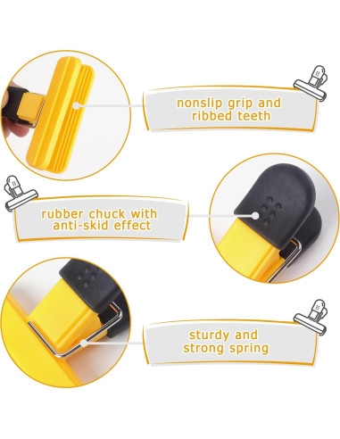 Clips para Bolsas Tamaki 6 Piezas 7,62 x 6,35 cm Color Variado