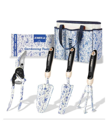 Juego de Herramientas de Jardinería Aimerla 5 Piezas Floral