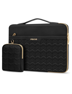 Funda Protectora para Laptop MOSISO 13.3" Negra con Bolsillos