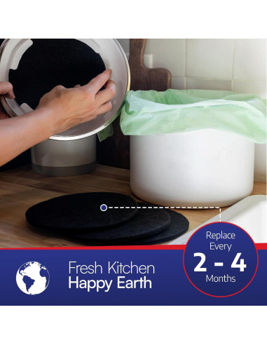 Filtros de Carbón Activado BioStrike 5.5" para Compostaje