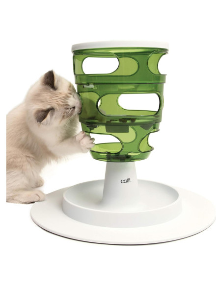 Alimentador Lento Catit Senses 2.0 Verde para Gatos