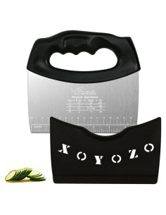 Cortador de masa XoYoZo 17 cm acero inoxidable con tapa