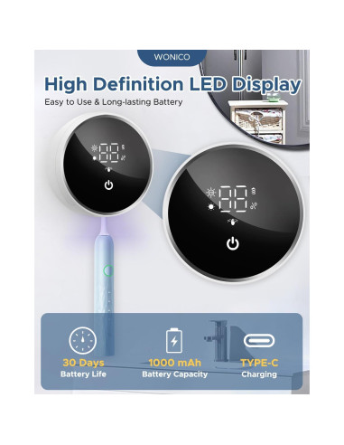 Soporte desinfectante para cepillos WONICO X131 Ultra