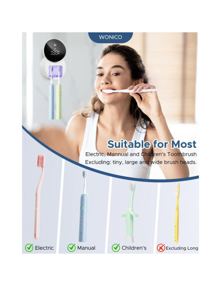 Soporte desinfectante para cepillos WONICO X131 Ultra