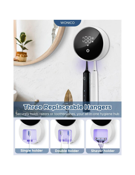 Soporte desinfectante para cepillos WONICO X131 Ultra