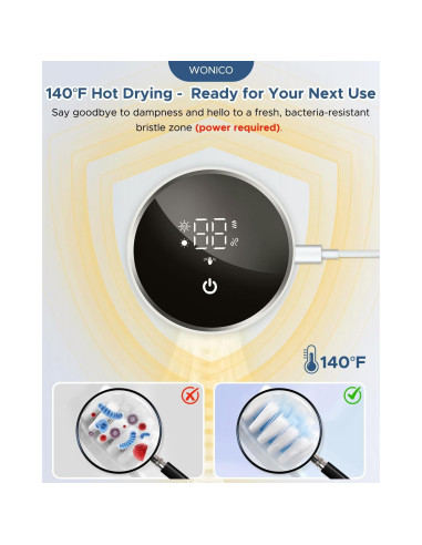 Soporte desinfectante para cepillos WONICO X131 Ultra